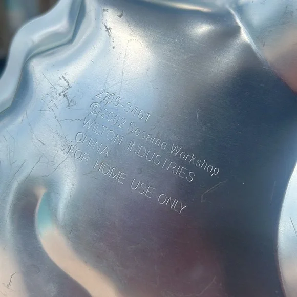 Elmo Cake Pan Vintage Wilton Sesame Street TV character EUC Baby Smash Face Cute - Picture 8 of 9